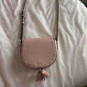 Victorias Secret Light Pink Crossbody Purse Small Long Strap Cute Shoulder Bag